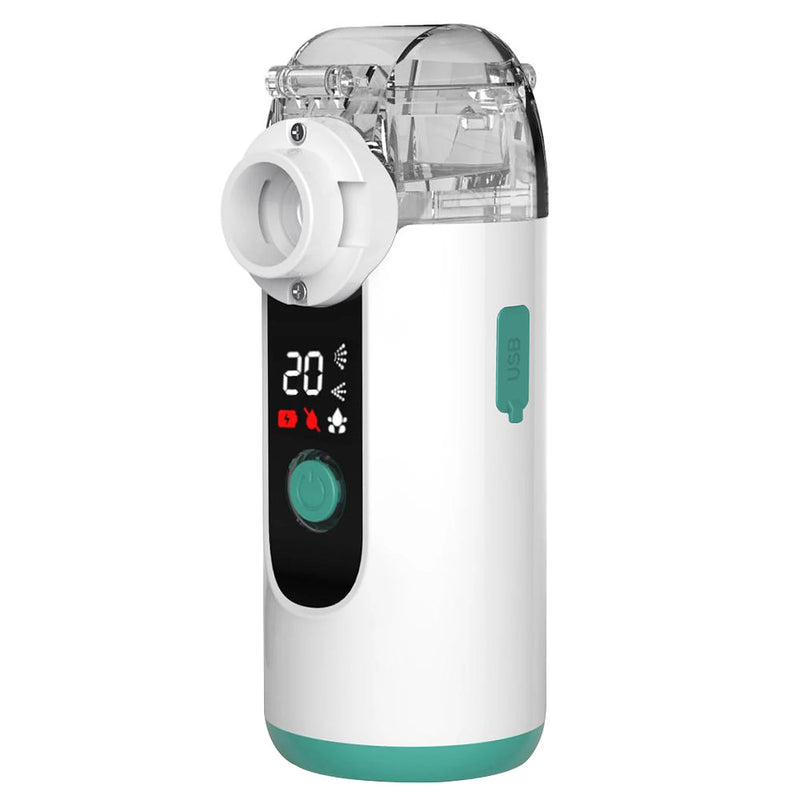 Mayluck MY139 handheld mesh nebulizer in blue